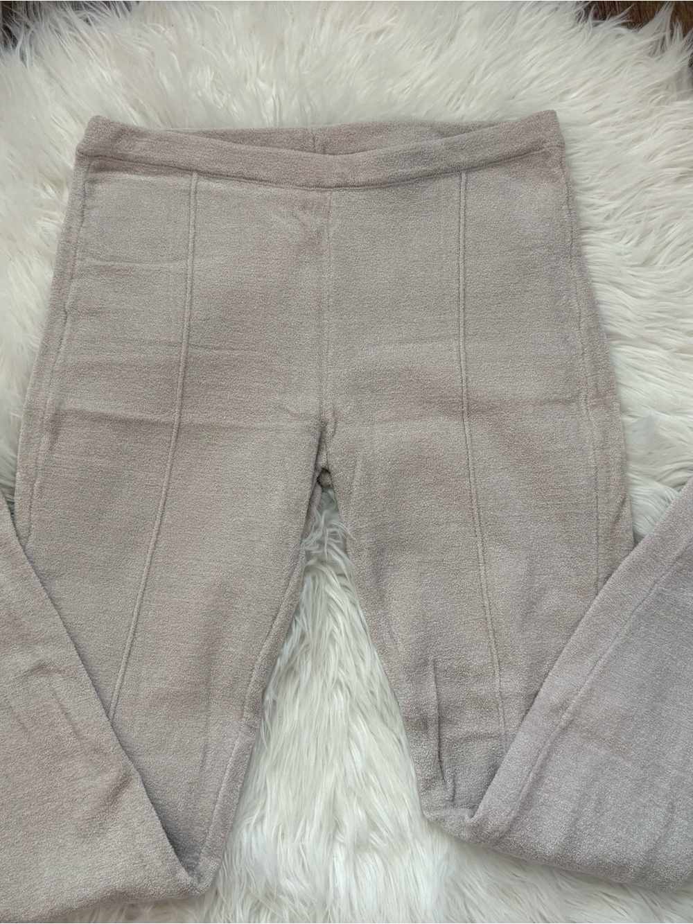 Barefoot Dreams Taupe Cozy Chic Leggings